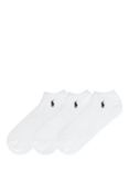 Polo Ralph Lauren Low-Cut Ankle Socks, Pack of 3, White