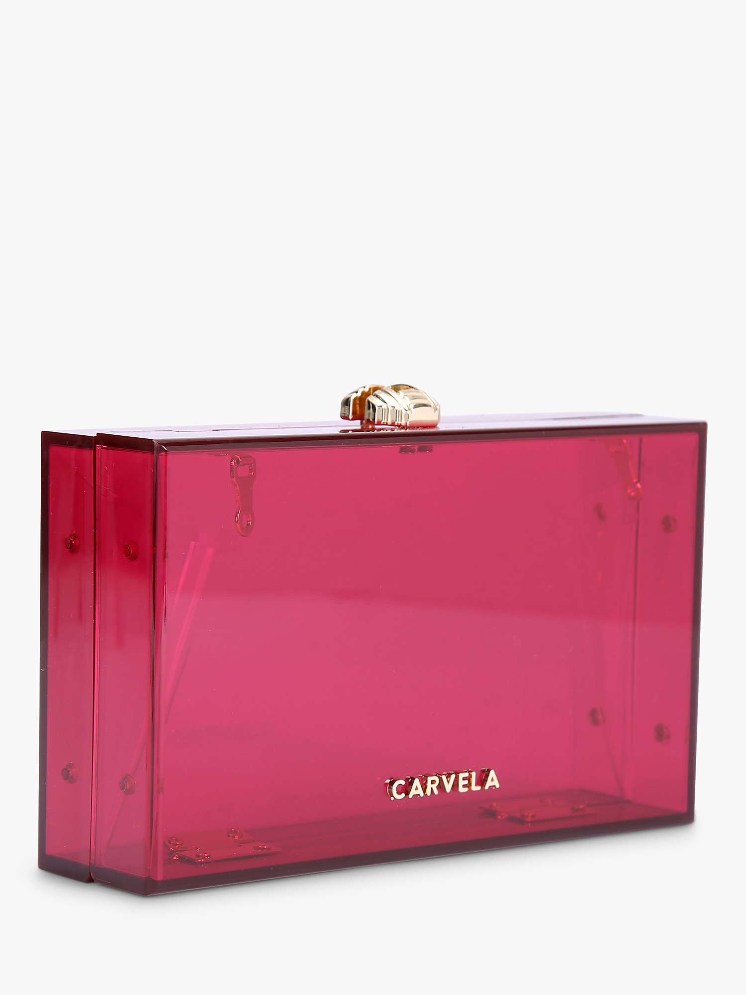 Buy Carvela Juicy Clutch Bag, Pink Online at johnlewis.com