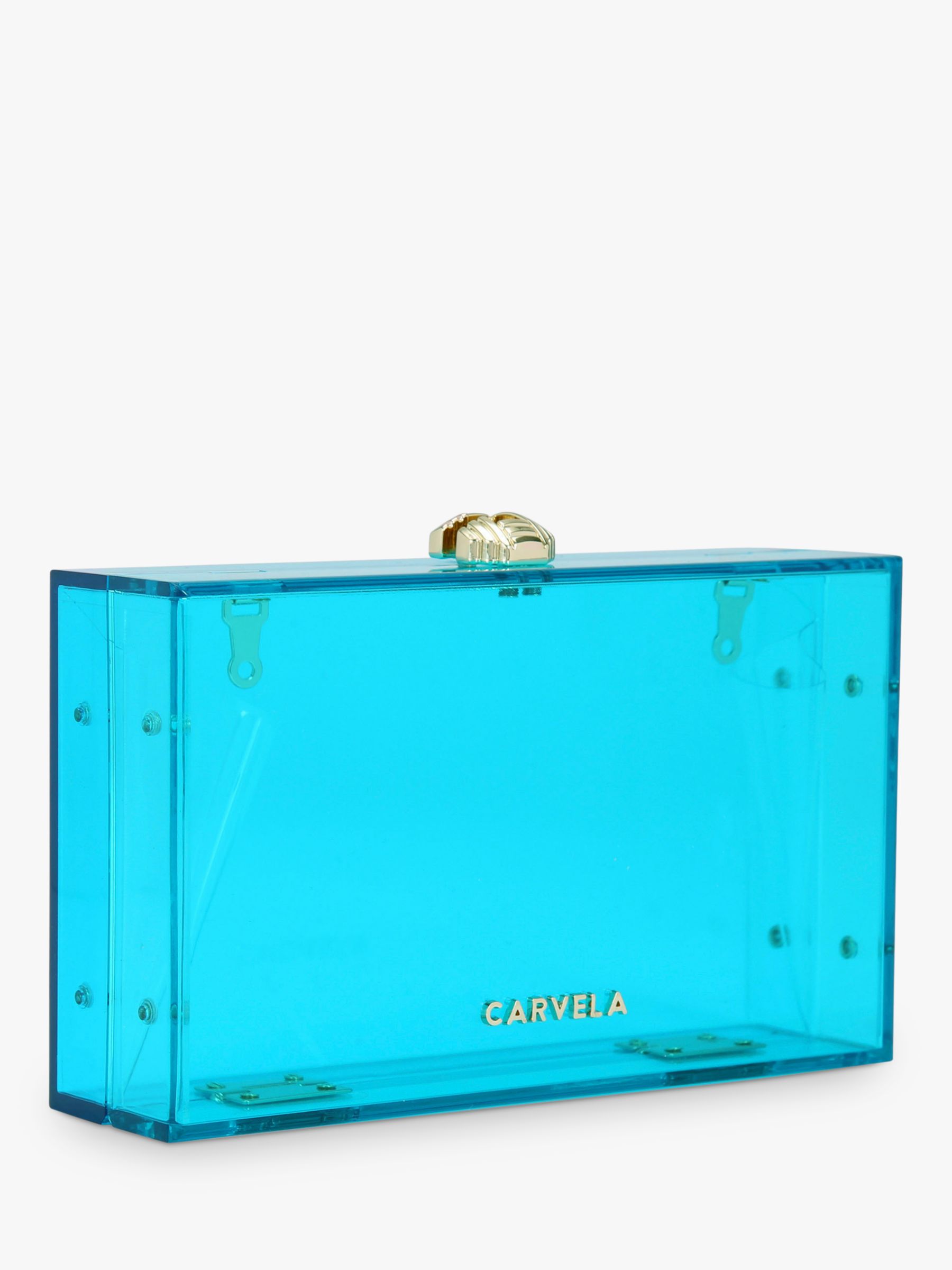 Buy Carvela Juicy Clutch Bag, Turquoise Online at johnlewis.com