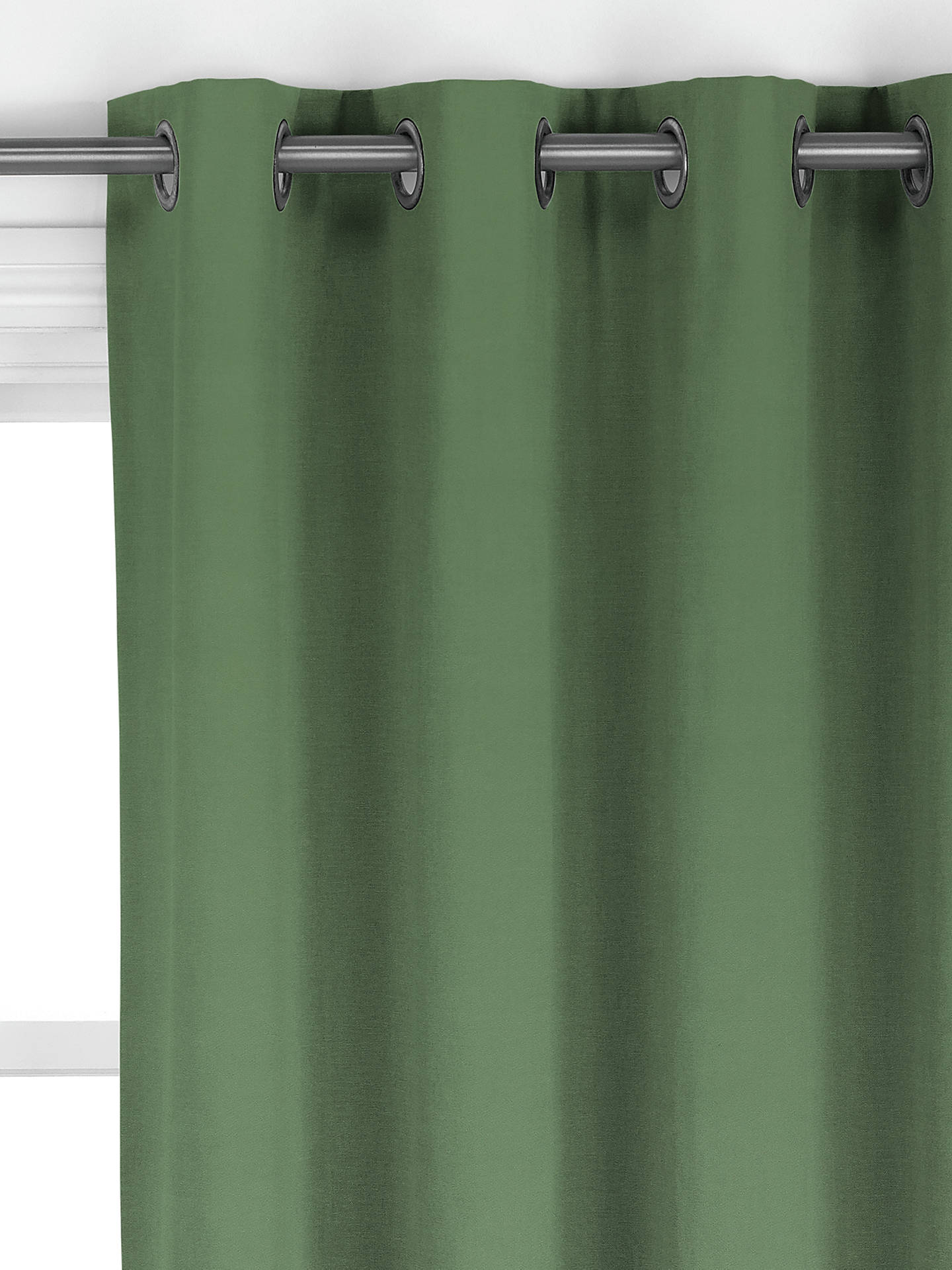 John Lewis Knitted Velvet Made to Measure Curtains, Myrtle Green