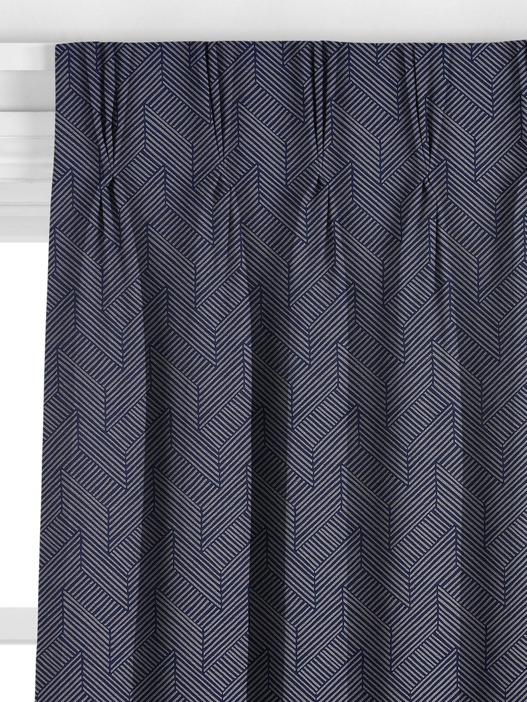 John Lewis Esher Made to Measure Curtains, Navy