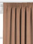 John Lewis Recycled Linen Made to Measure Curtains or Roman Blind, Caramel