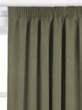 John Lewis Recycled Linen Made to Measure Curtains or Roman Blind, Avocado