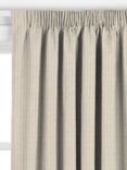 John Lewis Fleck Stripe Made to Measure Curtains or Roman Blind, Flint Grey