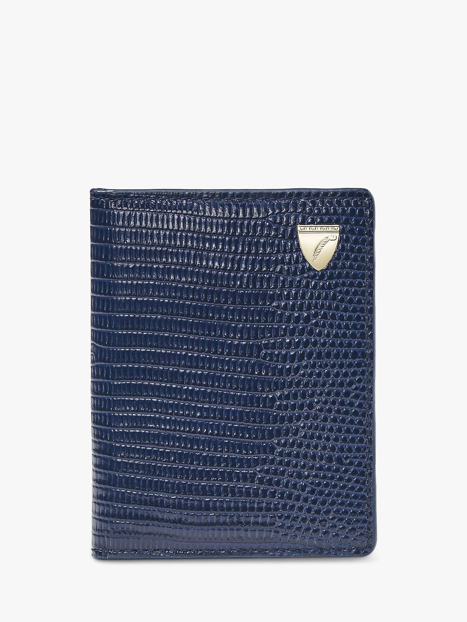 Buy Aspinal of London Lizard Leather ID & Travel Card Case Online at johnlewis.com