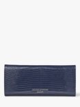 Aspinal of London Leather Sunglasses Case, Midnight Blue