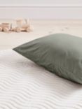 Bedfolk Toddler Pillowcase, 40 x 60cm, Moss