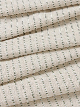 John Lewis Fleck Stripe Furnishing Fabric, Myrtle Green