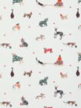John Lewis Xmas Dogs & Cats PVC Tablecloth Fabric