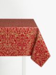 John Lewis Woodland Fable Red PVC Christmas Table Cloth Fabric, Multi