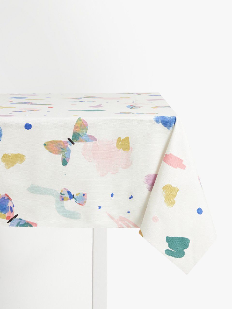 John Lewis Butterfly Polka PVC Tablecloth Fabric, Multi