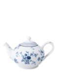 Laura Ashley Blueprint China Rose Teapot, 1.6L, Blue/White