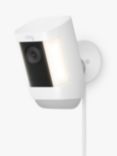 Ring Spotlight Cam Pro Plug-In Smart Security Camera with Built-in Wi-Fi & Siren Alarm