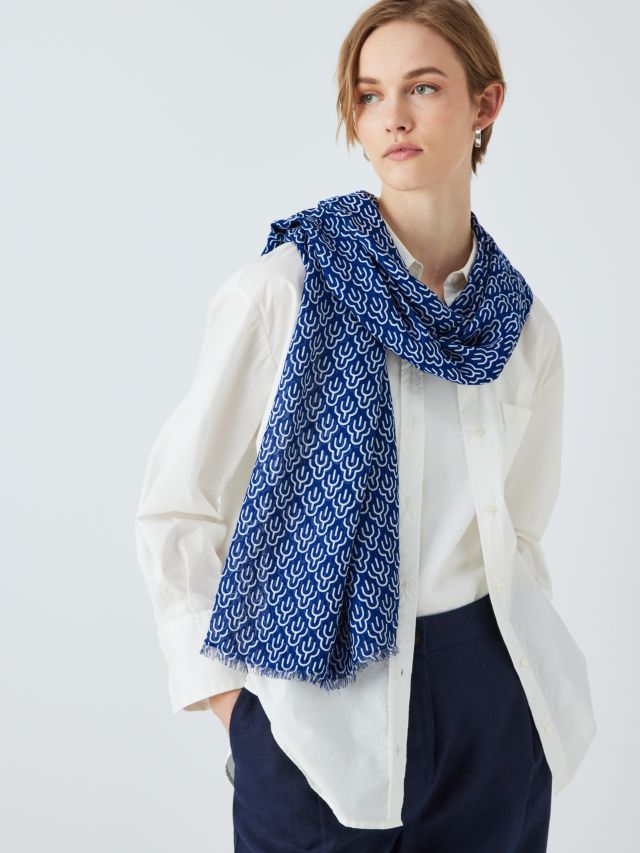 Women's Blue Scarves  John Lewis & Partners