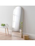 Yearn Delicacy Arched Wood Frame Wall/Leaner Mirror, Gold