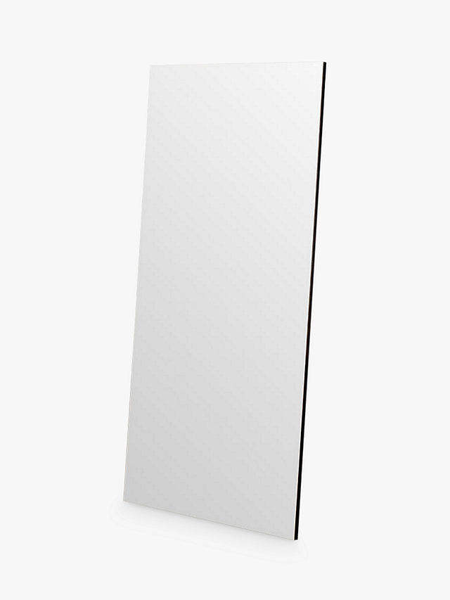 Yearn Delicacy Rectangular Wood Frame Leaner Mirror, 170 x 80cm, Black