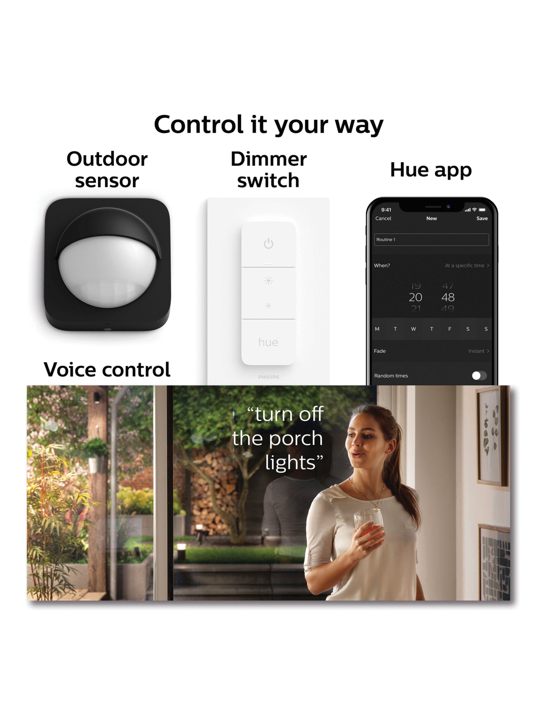 Philips hue clearance outdoor switch