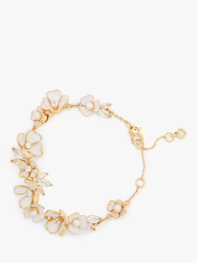 Kate Spade New York Gold Mother of Pearl Flower Bracelet