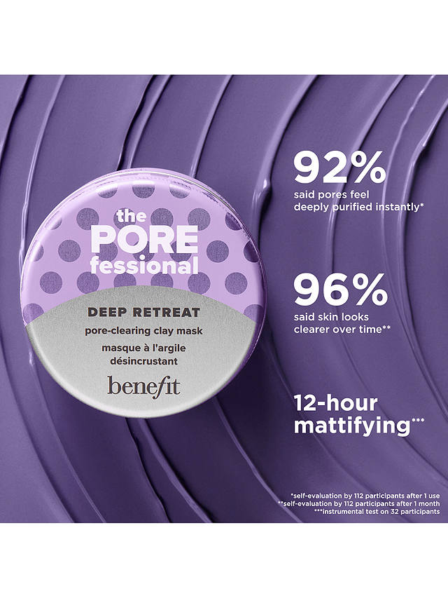 Benefit The POREfessional Deep Retreat Pore-Clearing Clay Mask, Mini, 30ml 5