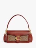 Coach Tabby 26 Leather Shoulder Bag, Tan Rust/Signature