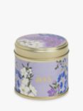 John Lewis Floral Birthday Scented Tin Candle, July