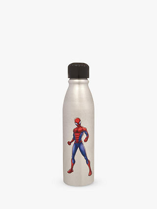 Polar Gear Marvel Spider-Man Metal Drinks Bottle, 600ml, Silver