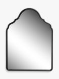 John Lewis Decorative Classic Overmantle Mirror, Black