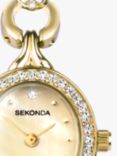 Sekonda 49020 Women's Crystal Watch, Bracelet, Pendant Necklace & Stud Earrings Jewellery Set