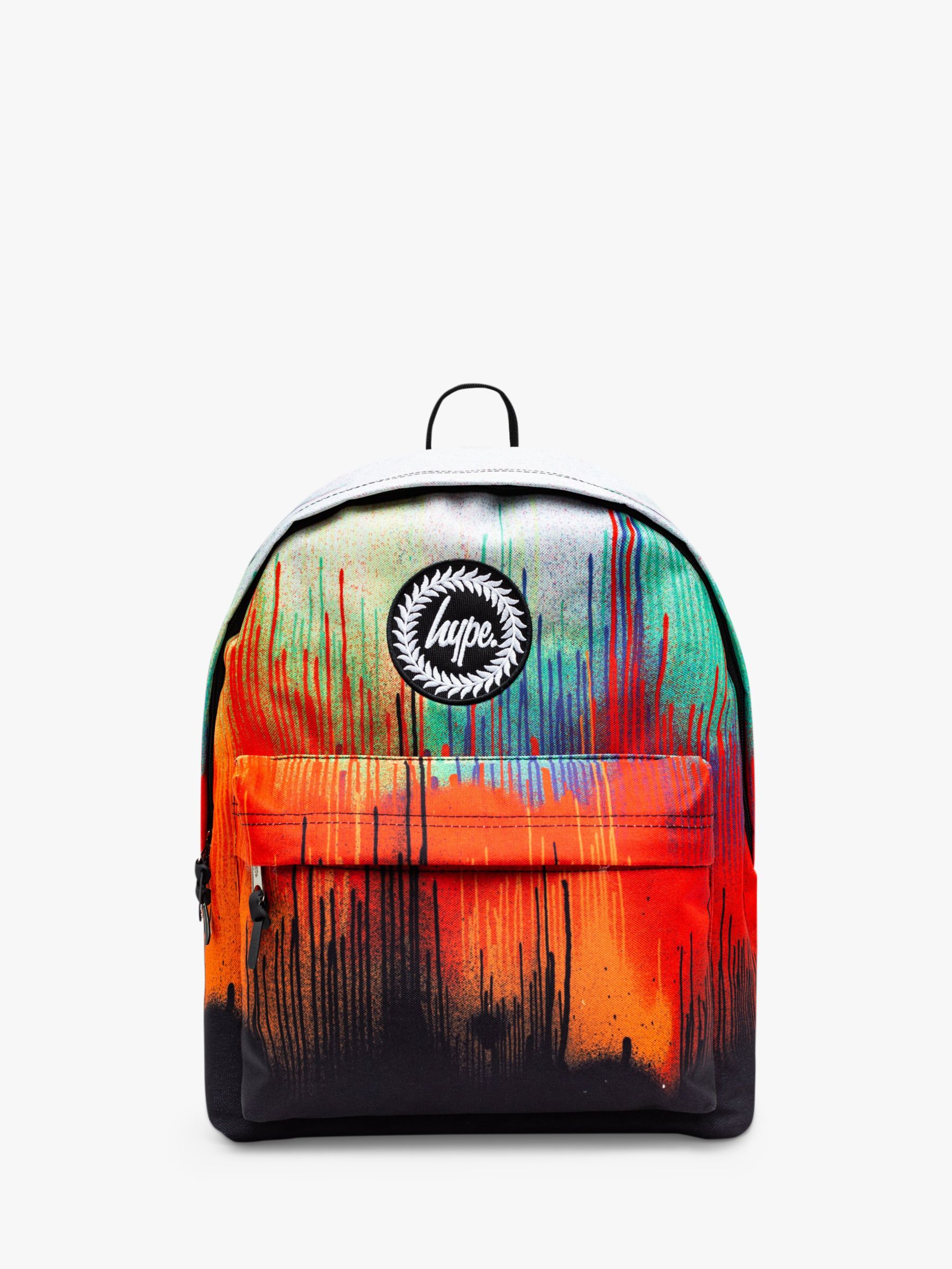 Hype Kids' Drip Backpack, Red/Multi