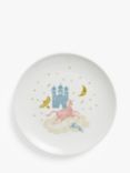 John Lewis Kids' Unicorn Porcelain Plate, 20.5cm, Multi
