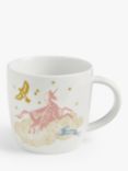 John Lewis Kids' Unicorn Porcelain Mug, 256ml, Multi