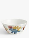 John Lewis Kids' Dinosaur Porcelain Bowl, 12.5cm, Multi