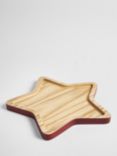 John Lewis Ash Wood Star Small Serving Board, 20cm, Natural