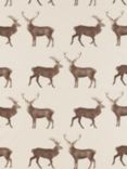 Sanderson Evesham Deer Furnishing Fabric, Linen/Chalk
