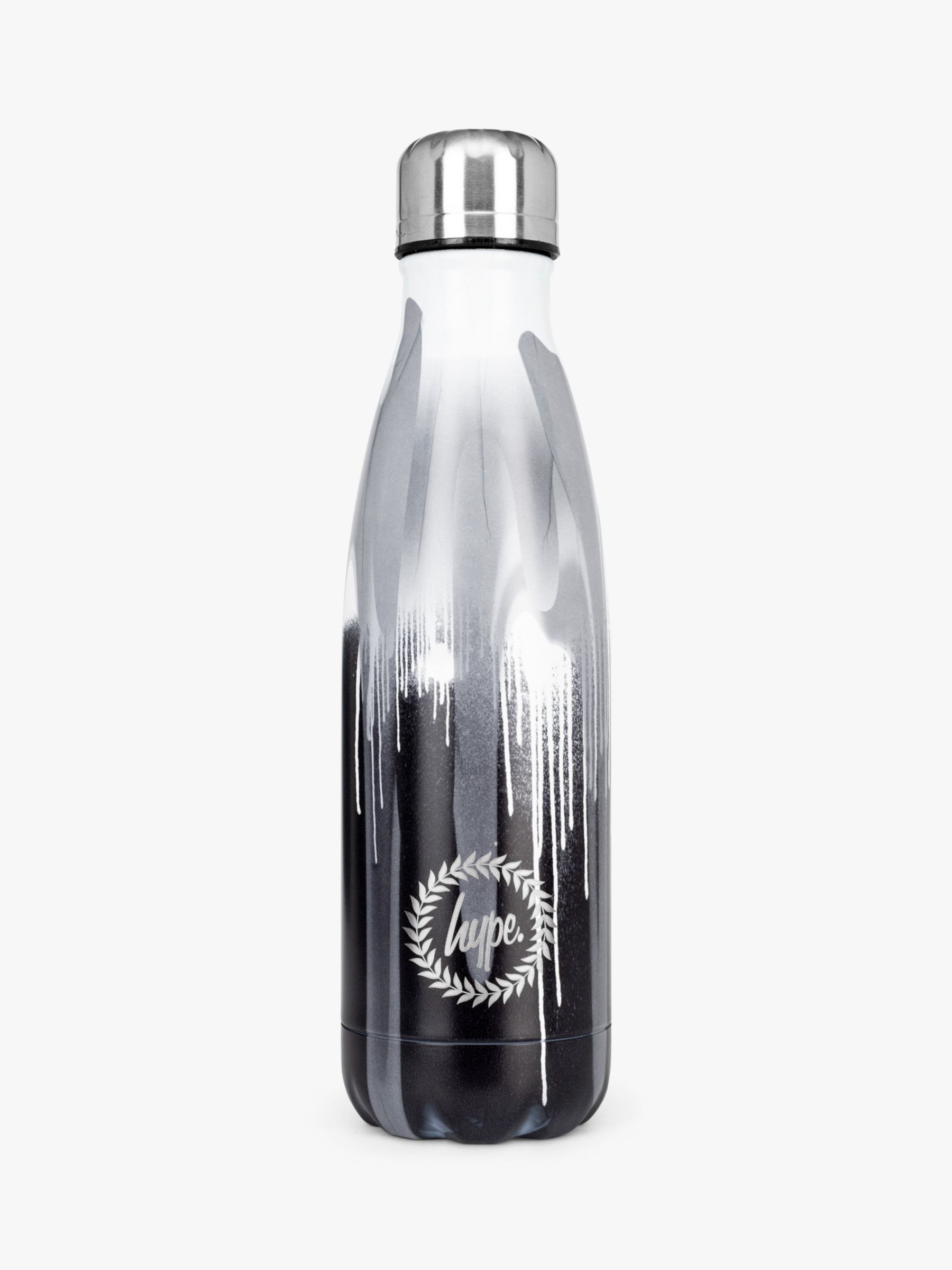 Hype Gym Black Stainless Steel Water Bottle