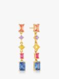 Sif Jakobs Jewellery Ivrea Cinque Earrings, Gold/Multi