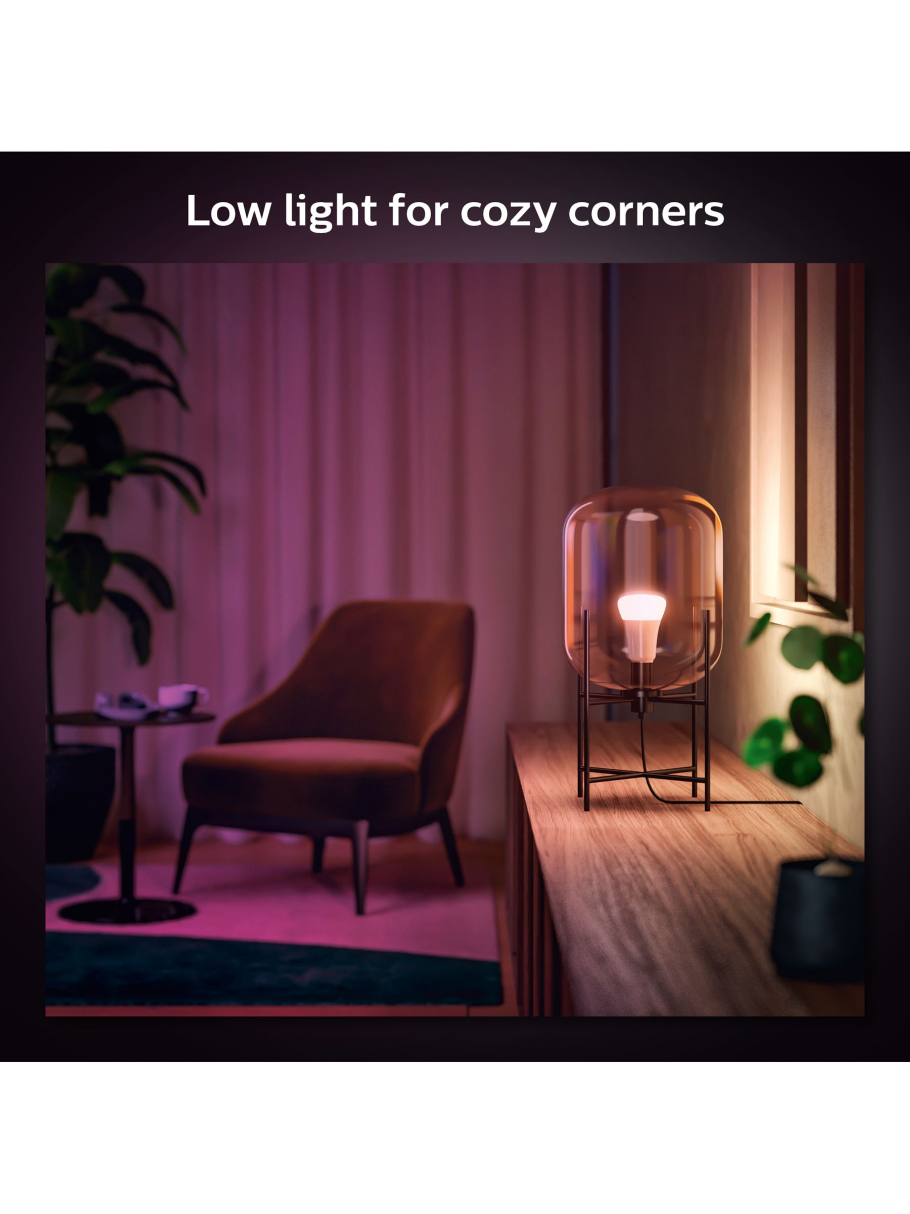 Philips Hue White and Colour Ambiance Wireless Lighting LED Colour Changing  Light Bulb with Bluetooth, 5.7