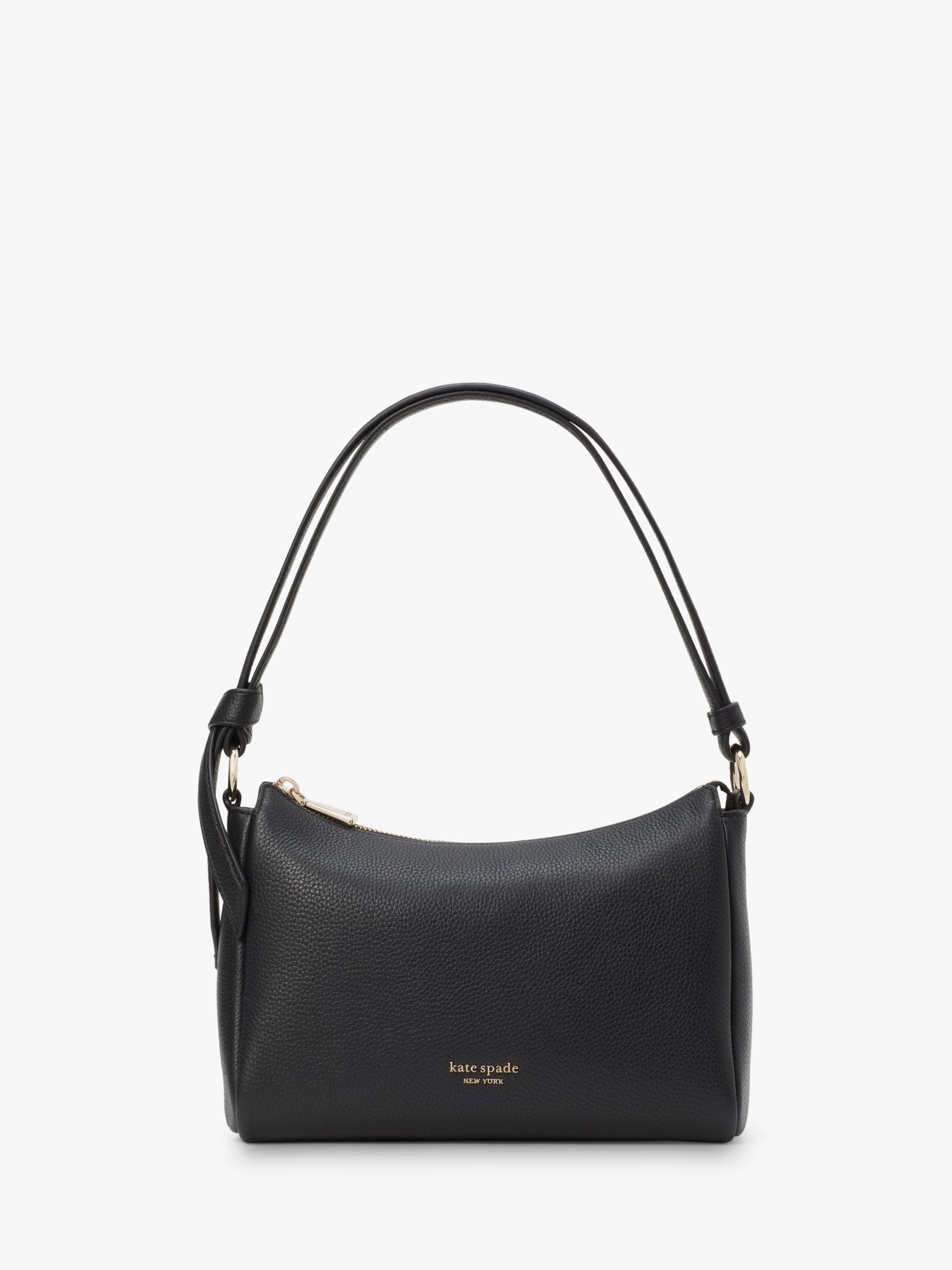 kate spade new york Hudson Leather Convertible Cross Body Bag, Parchment at  John Lewis & Partners