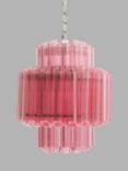 Pure White Lines Piccolo Palermo Ceiling Light, Pink