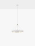 Pure White Lines Moscow Large Drum Pendant Ceiling Light