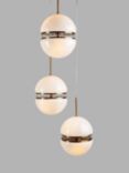 Pure White Lines Bistro Cluster Pendant Ceiling Light, White