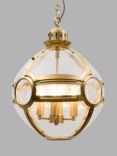 Pure White Lines Clyde Lantern Small Ceiling Light