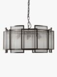 Pure White Lines Monte Carlo Large Ceiling Light, Black