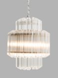 Pure White Lines Piccolo Palermo Ceiling Light, Clear