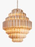 Pure White Lines Grande Palermo Ceiling Light, Amber