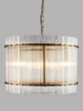 Pure White Lines San Francisco Small Ceiling Light, Clear