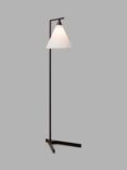 Pure White Lines Mosman Alabaster Floor Lamp, White