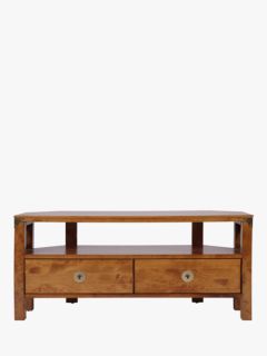 Laura Ashley Balmoral Corner TV Stand for TVs up to 50", Honey
