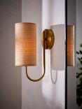 John Lewis Serenity Natural Woven Wall Light