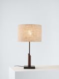 John Lewis Fishing Rod Table Lamp, Walnut/Black